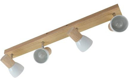 Lindby Faretto dimmerabile (Scandinavo) colore Marrone ad es. Soggiorno & Sala da pranzo Lampada incasso, plafoniera applique