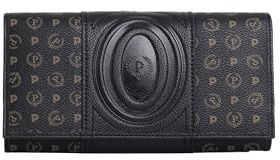 Pollini Portafoglio Trifold Heritage Nero