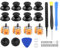 SRunDe 4 Piezas Joystick Magnético Compatible con PS5, 3D Joystick Analógico de Repuesto para PS5, Controlador Módulo Efecto Hall con 8 Piezas Cubierta Protectora para Play Station 5