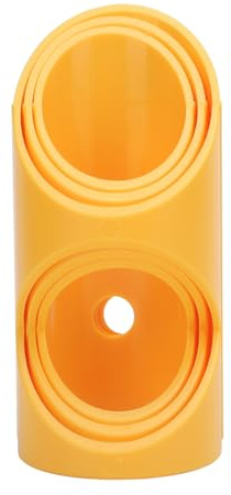Keenso Lot de 3 coupe-tubes en mousse, sécurité améliorée, dispositif de coupe d'isolation, pour projets de construction et artisanat (jaune)