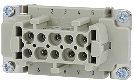 Connessione ES Press Presa Han 10 - Inserto per presa per connettore 10p