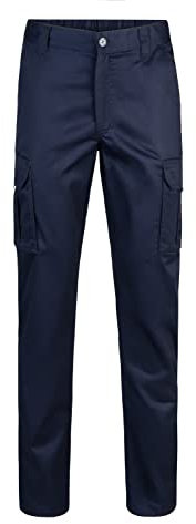 VELILLA 103001 Pantalon multipoches Bleu marine Taille 38