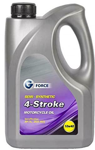 G Force Semi Synthetic Motorcycle Engine Oil 10W-40 4 Stroke 2L for Race Engines
