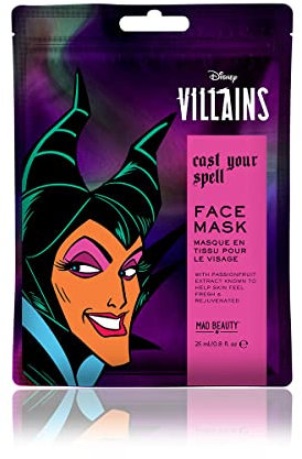 MAD Beauty Disney Villains Gesichtsmaske Maleficent-feuchtigkeitsspendende & beruhigende Tuchmaske