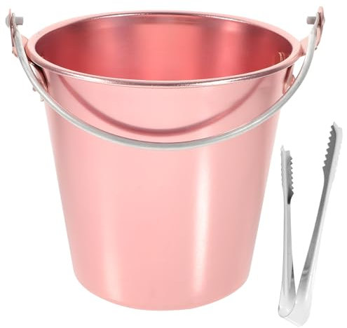 - Eimer- Bar- - Eimer- Bier Whisky- Kühlbehälter Wein- Eimer mit Eiszangen KTV- Club Bar- Partei- Favorie 1. 25 Liter (Kupfer)
