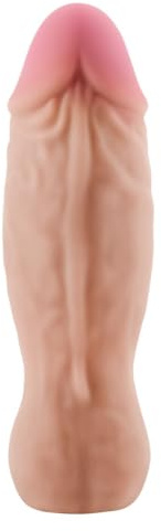 Shaft Eje Bala Recargable Realista Silicona Mini VIBRADOR Pino/Carne