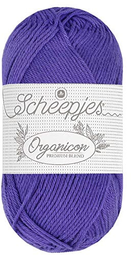 Scheepjes - Scheepjes 258 Violett Organicon Garn - 5x50g