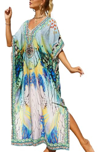 OKSakady Femmes Bikini burket Manteau Spa Maillot de Bain superposé Robe de Plage Maillot de Bain châle Oversize Jupe Longue