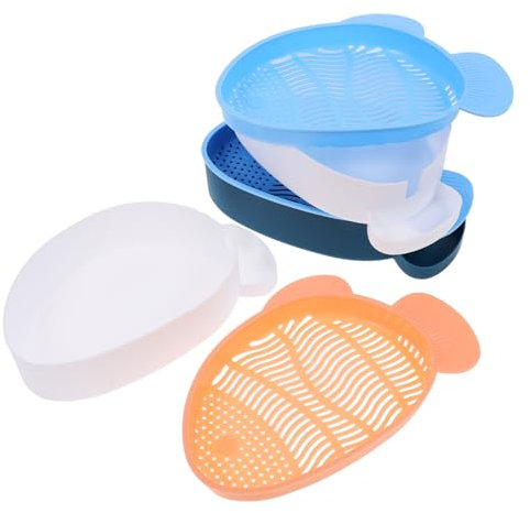 COLLBATH Cat Grass Growing Kit 3pcs Cat Grass Planting Container Hydroponic System Cat Grass Box for Indoor