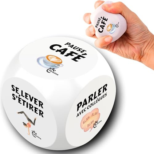 Cube Anti Stress, Cube Antistress | Balle Anti-Stress | Cadeau Bureau, Cadeau Collegue, Cadeau Etudiant | Stress Anxiété Angoisse | Boule Anti Stress Adulte