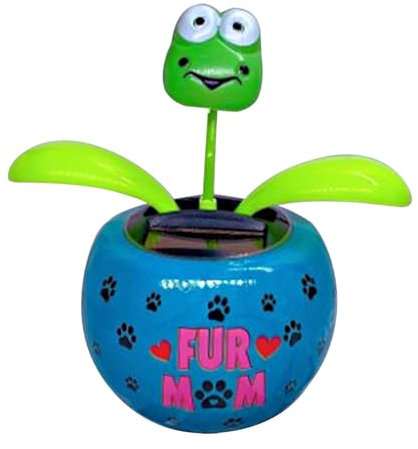 Doiyislem Wackelblume Solar - Wackelfigur Blumes, Solarbetriebenes Schwingendes Animiertes Tänzerspielzeug, Deko Fensterbank Auto Dekoblume, Für Auto Armaturenbrett Haus Büro Schreibtisch Dekoration