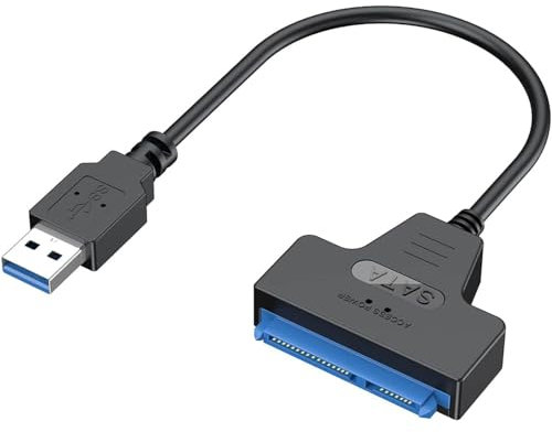 Mindorlen Cavo da SATA a USB, adattatore da USB 3.0 a SATA III compatibile con HDD e SSD da 2,5”