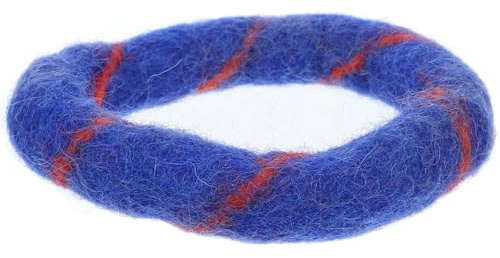YOSADIER Cuscino Design Rotondo per Ciotola Sonora Buddista in Feltro di Lana Fissaggio e Duraturo per Meditazione e Yoga