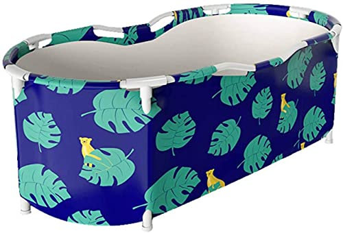 LRBBH Folding Bathtub, Portable Bathtub Water Tub Folding PVC Adult Spa Bath Bucket, Separate Family Bathroom Spa Tub Ideal for Hot Bath Ice Bath