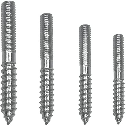 Stockschrauben - Stahl verzinkt - Gewindestifte (M5 x 40 mm, 5)
