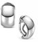 Materia Clip Ohrringe Damen Silber 925 ohne Löcher glänzend SO-504-Silber