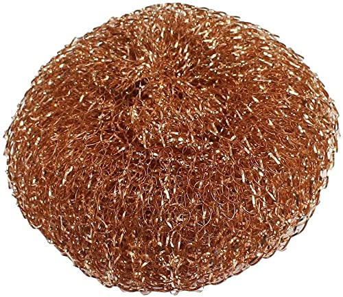 XYWHPGV Copper Spiral Cleaning Sponges, Metal Scourer, Scourer, Ball for Home, Kitchen, Pot, Pan, Dish Washing, Cleaning 8cm Diameter (ef8b5 6e25f cfec6 e5dee cd9a4