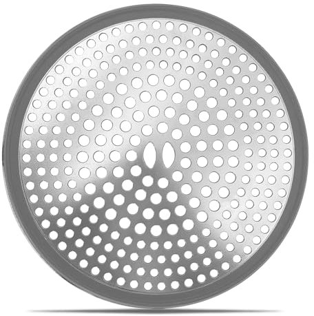 Gragloir 11cm Abflusssieb, Haarfänger Schmutzfänger, Waschbecken Sieb, Spülbeckensieb, Abfluss Sieb für Dusche,Badewanne, Küche, Bad, Haarsieb aus Metall, Sink Drain Strainer