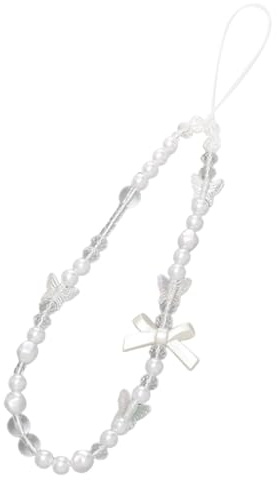 TSUOUKL 1pc Cordón para teléfono móvil, hecho a mano antipérdida para teléfono móvil colgante cadena, colgante para teléfono móvil, correa muñeca correa muñeca correa cuentas cadena cordón joyería