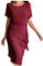 Robe Cocktail Mariage Terracotta Rose Poudré Plissee Femme Chic Grande Taille Rouge Vintage De Soiree Blanche Robes Longue Femmes D Été