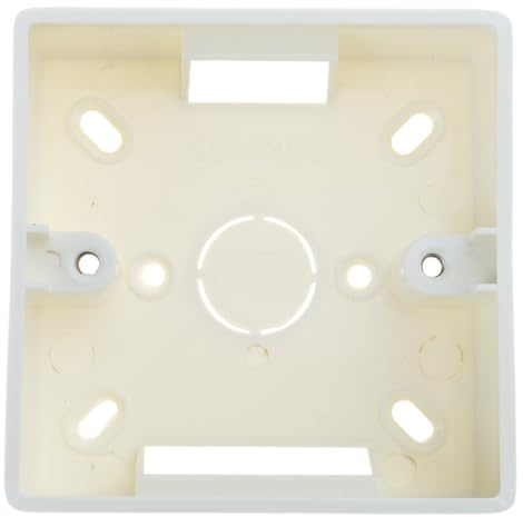 86 Type Switch Socket Protector Wall Mounted Junction Box White PVC Bottom Box Protective Cover & Dust Proof