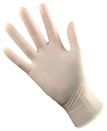 Source HygiÈne - Gant Latex non poudré NATUREL 5,3gr 240mm - Bte de 100 - AP - Taille - M