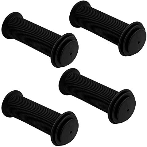 2 Paar Fahrradgriffe Kinder, Fahrrad Lenkergriffe Ergonomisch Gummigriffe Motorrad Handgriffe 22mm Roller Griffe Schwarz Mountainbike Griffe Scooter Für Roller Dreirad Kinder Laufrad Kinderfahrrad