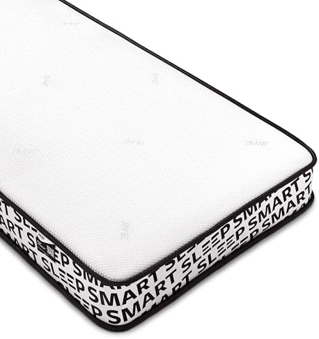 JAY-BE Kids Sprung Bunk Bed Mattress, 3ft Single (90 x 190 x 16cm, 11.2kg) | Medium Firmness, 16cm Deep, Hypoallergenic, Foam Free, Pressure Relief
