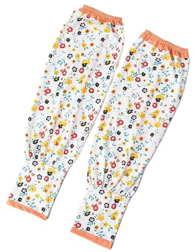 Pesoncarl Gartenärmel, Blumenmuster, UV-kühlende Armstulpen, Bauernhof, Sonnenschutz, Gartenärmel für Frauen, Einheitsgröße, passt den meisten Armstulpen für Gartenarbeit, Ernte im Freien