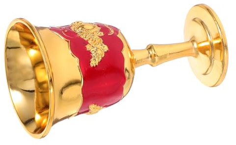 ULTECHNOVO Copa De Vino Blanco Vintage De Aleación De Zinc Copa De Vino Para Cata De Licor Chino Para Bebidas Para Decoración De Oficina y Personal