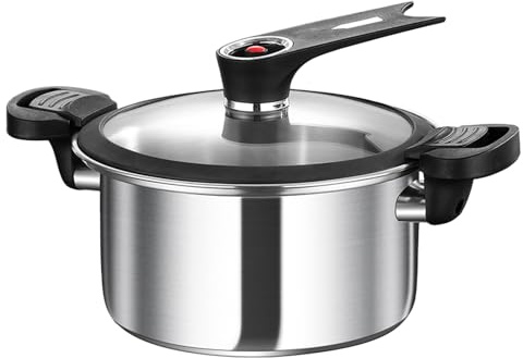 Olla Express Para Estufa - Modelo Clásico | Accesorio de Cocina Multiusos de Acero Inoxidable para Legumbres Carne Estofados y Sopas