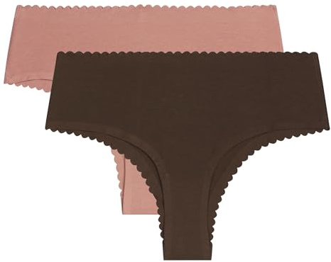 DIM Femme - Culotte Body Touch x2 | Invisible | Confort Seconde Peau | sans Coutures | Lingerie Discrète au Quotidien