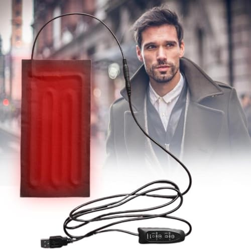 Almohadilla eléctrica eléctrica – Panel de fibra de carbono 10 x 20 cm