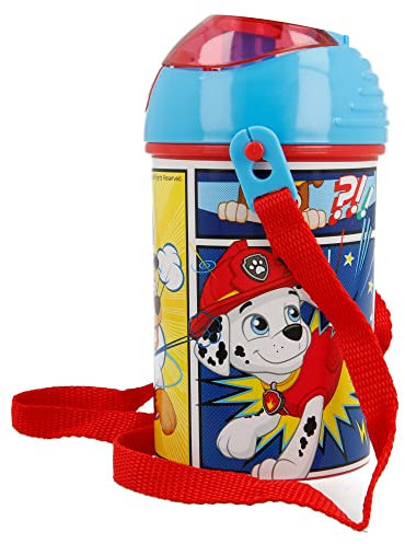 Patrouille Pat' Patrouille Bouteille pour enfant avec sangle de 450 ml