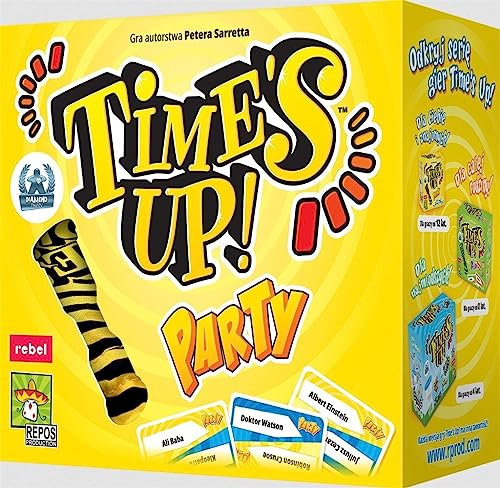 Rebel | Time's Up! Party (2020) | Brettspiel | Partyspiel | Alter 12+ | 4-12 Personen | Spielzeit 40 Min.