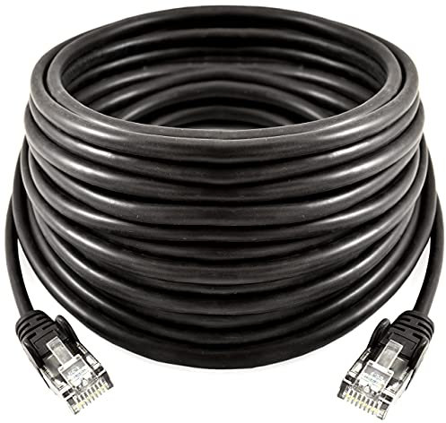 Pebble Eleven 10M Extra Long Ethernet Cable Internet Network Lan Patch Lead Black High Speed