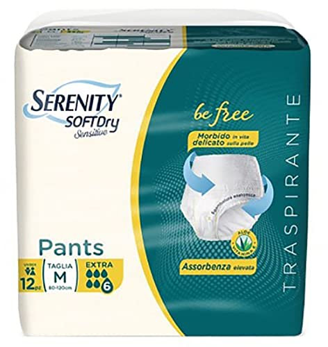 Serenity Pants Sd Sensitive Be Free Extra M 12 Pezzi