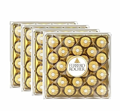 Ferrero Rocher Premium Pralinen 24 Stück, 300 g (4 Stück)