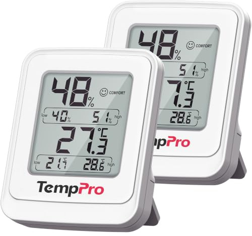TempPro TP150 Igrometro Termometro Digitale Misuratore di Umidità per Int