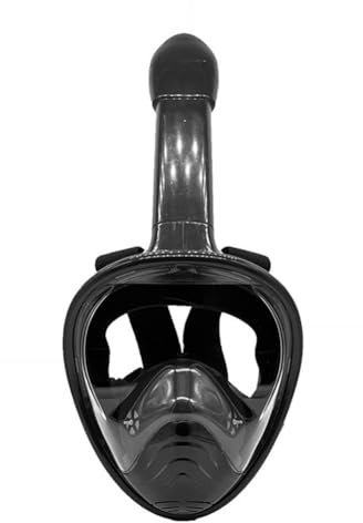 Cymwer Snorkelmask för barn, hel framsida med kameramontering, snorklingsutrustning, 180 graders panoramautsikt, snorklingsmask, anti-dimma anti-läckage, dykmask för pojkar och flickor