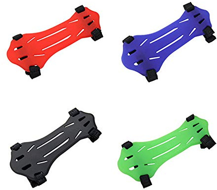 Minelife 4 Pack Archery Arm Guard Forearm Protector, Adjustable Bow Armguard Arm Protector Rubber for Kids & Youth Shooting Hunting Practice
