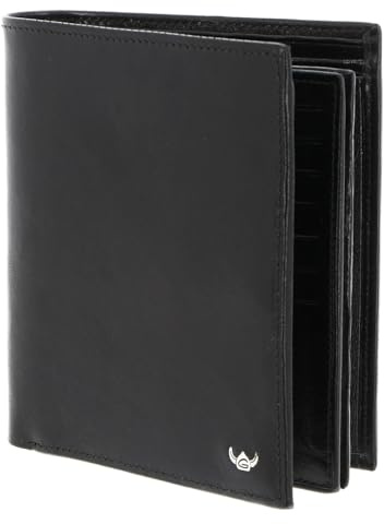 Golden Head Leder Geldbörse Colorado RFID Protect Kombischeintasche 1232 Schwarz