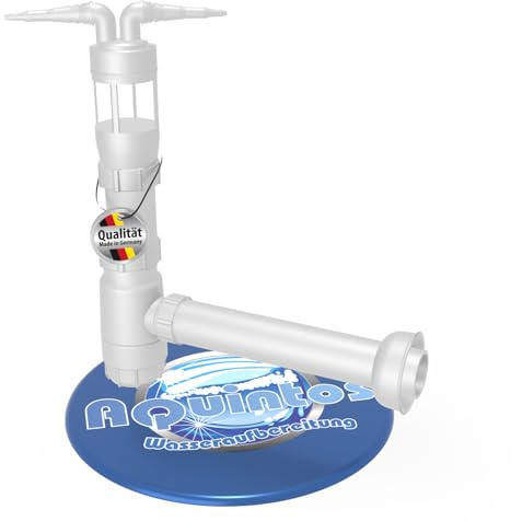 Waste Water Connection Siphon Connection Set for Filter Systems Softening Systems Descaling Systems Home Technology Soft Water Systems Sewer Water Connection with Air Lock