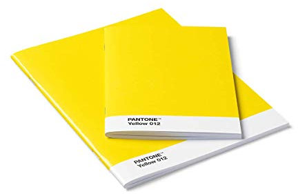 Pantone Blanko-Hefte, Booklet 2er-Set, Yellow 012