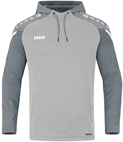 JAKO Herren Kapuzensweatshirt Performance, Soft Grey/Steingrau, M