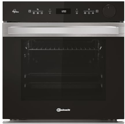 Bauknecht BIK5S DP8F2 ES Einbau Dampf-Backofen/Soft Steam/FlexiClean-Hydrolyse und-oder Pyrolyse/AirFry-Funktion inkl. Blech/Multiflow/MyMenu/ 2-fach Teilauszug/Energieklasse A+