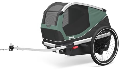 Thule Bexey Dog Bike Trailer Hazy green, Medium