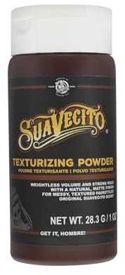 Suavecito Polvo texturizante, Agrega volumen y textura para un acabado mate natural Fórmula ligera para todo tipo de cabello Ayuda a crear estilos flexibles sin apelmazar el cabello 28.3g