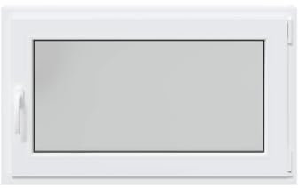 vidaXL Ventana de sótano RISOR 100x50 cm oscilobatiente DIN derecha blanca