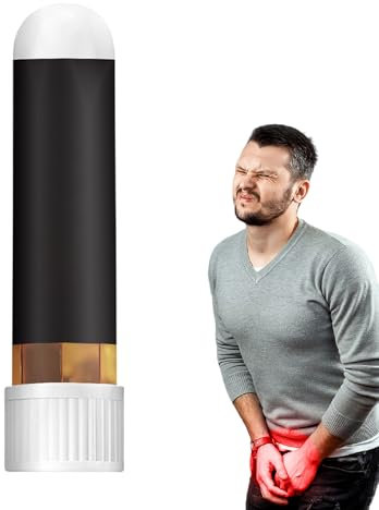 Inhalador nasal - 1.8 ml de bienestar de la próstata inhalador | Stick nasal de aromaterapia natural duradera | Inhaler Actuación rápida Desconconconcadora para mejorar limpia la nariz
